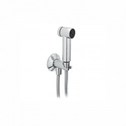 Σετ υγιεινής ορειχάλκινο με τηλέφωνο και σπιράλ χρωμέ Viospiral 73-1050